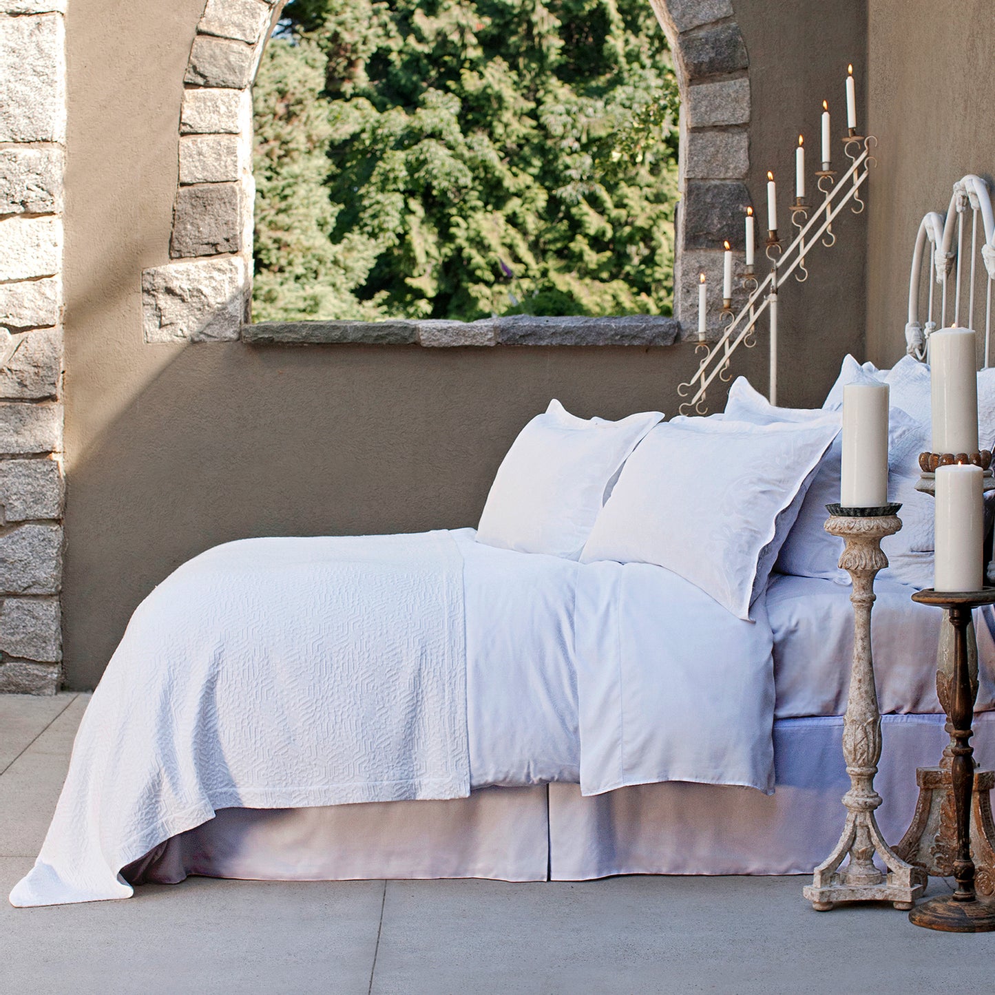 Carezza | Bundle - Duvet Cover + 2 Pillow Shams | Patterned Micromodal