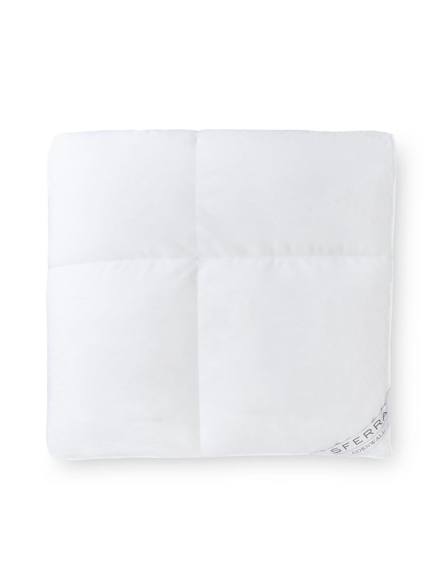 Cornwall Duvet by Sferra | 900+ Loft White Goose Down