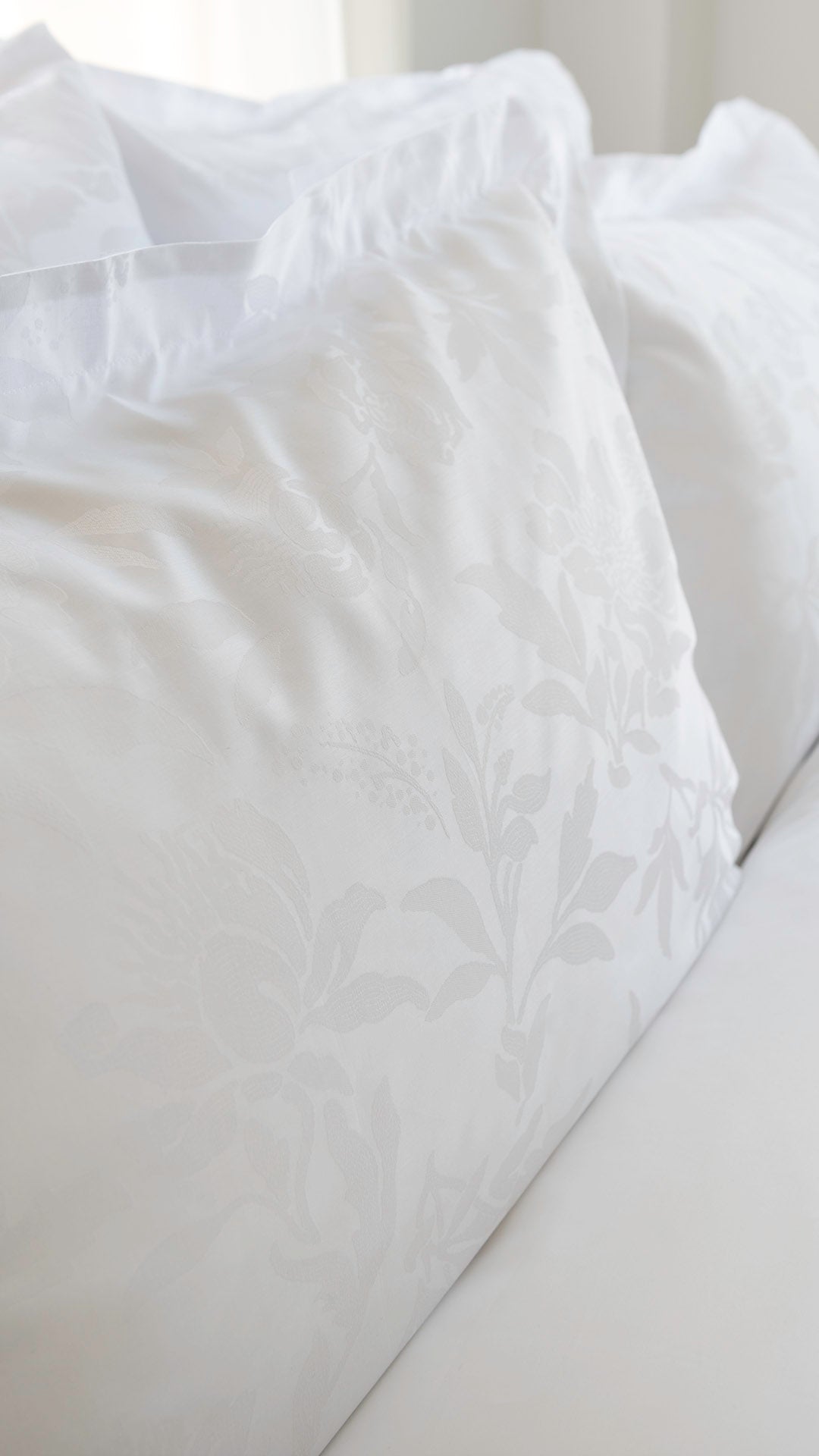 New Arrival | Giza 92 Flora Egyptian Cotton | Pillowcase & Shams |by St Geneve