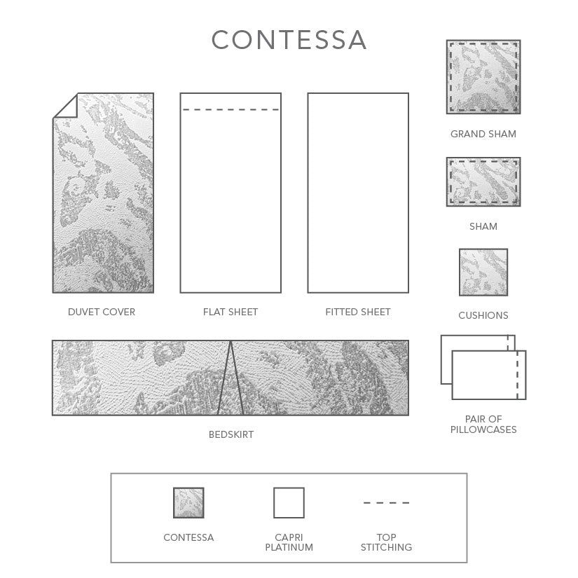 Contessa | Duvet Cover | Jacquard