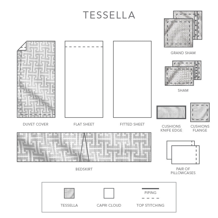 Tessella | Pillowcases and Shams