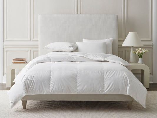 Somerset Duvet by Sferra | 700+ Loft White Goose Down