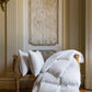 Cornwall Duvet by Sferra | 900+ Loft White Goose Down