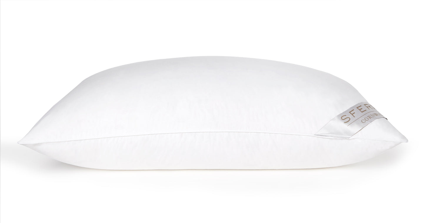 Cornwall Duvet by Sferra | 900+ Loft White Goose Down