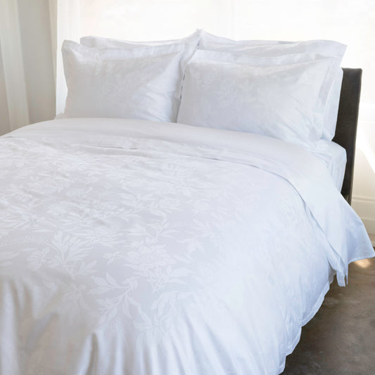 New Arrival | Giza 92 Flora Egyptian Cotton  | Duvet Cover | by St Geneve