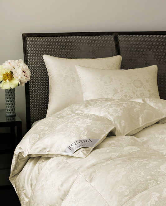 Snowdon Duvet by Sferra | 900+ Loft White Goose Down