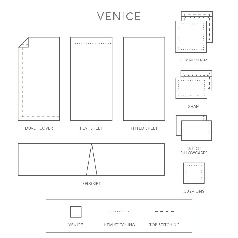 Venice | Duvet Cover | Percale