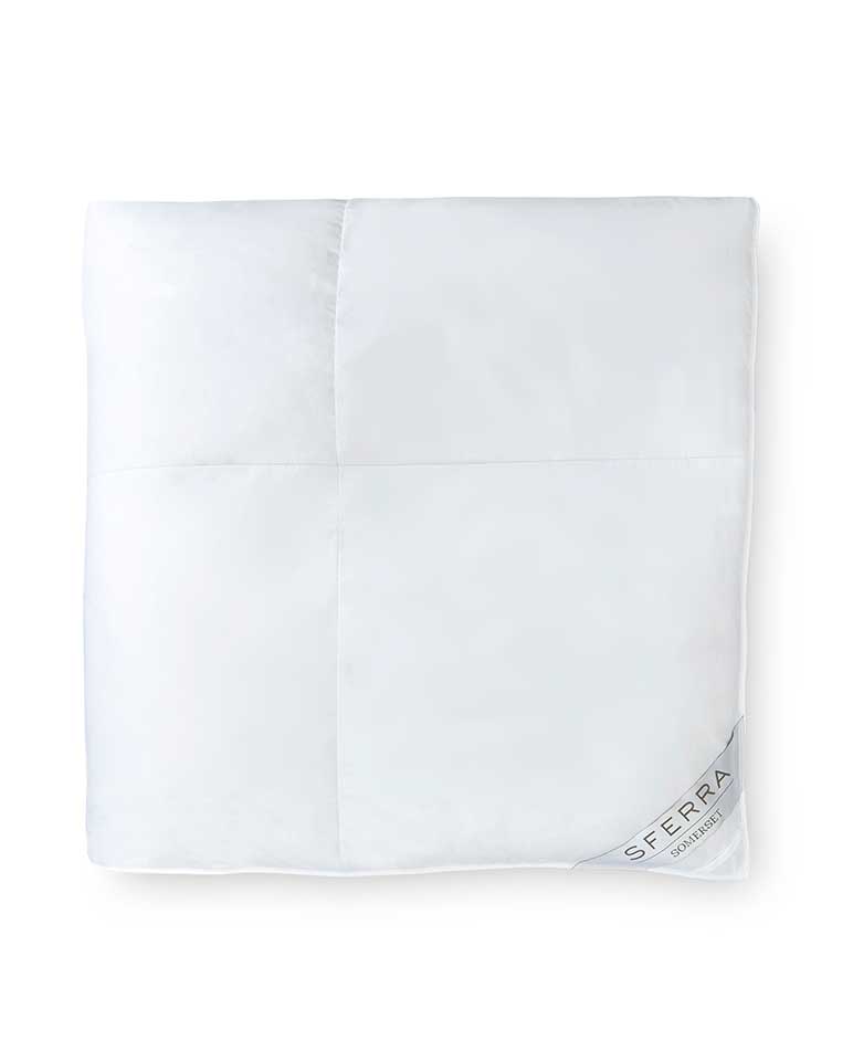 Somerset Duvet by Sferra | 700+ Loft White Goose Down