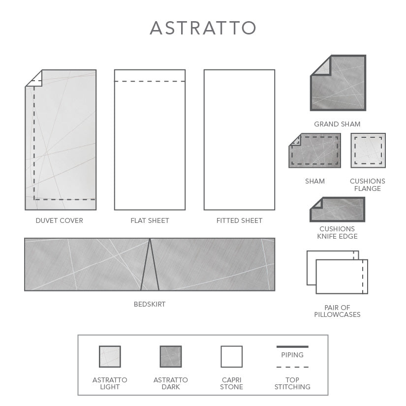 Astratto | Pillowcases & Shams | Jacquard