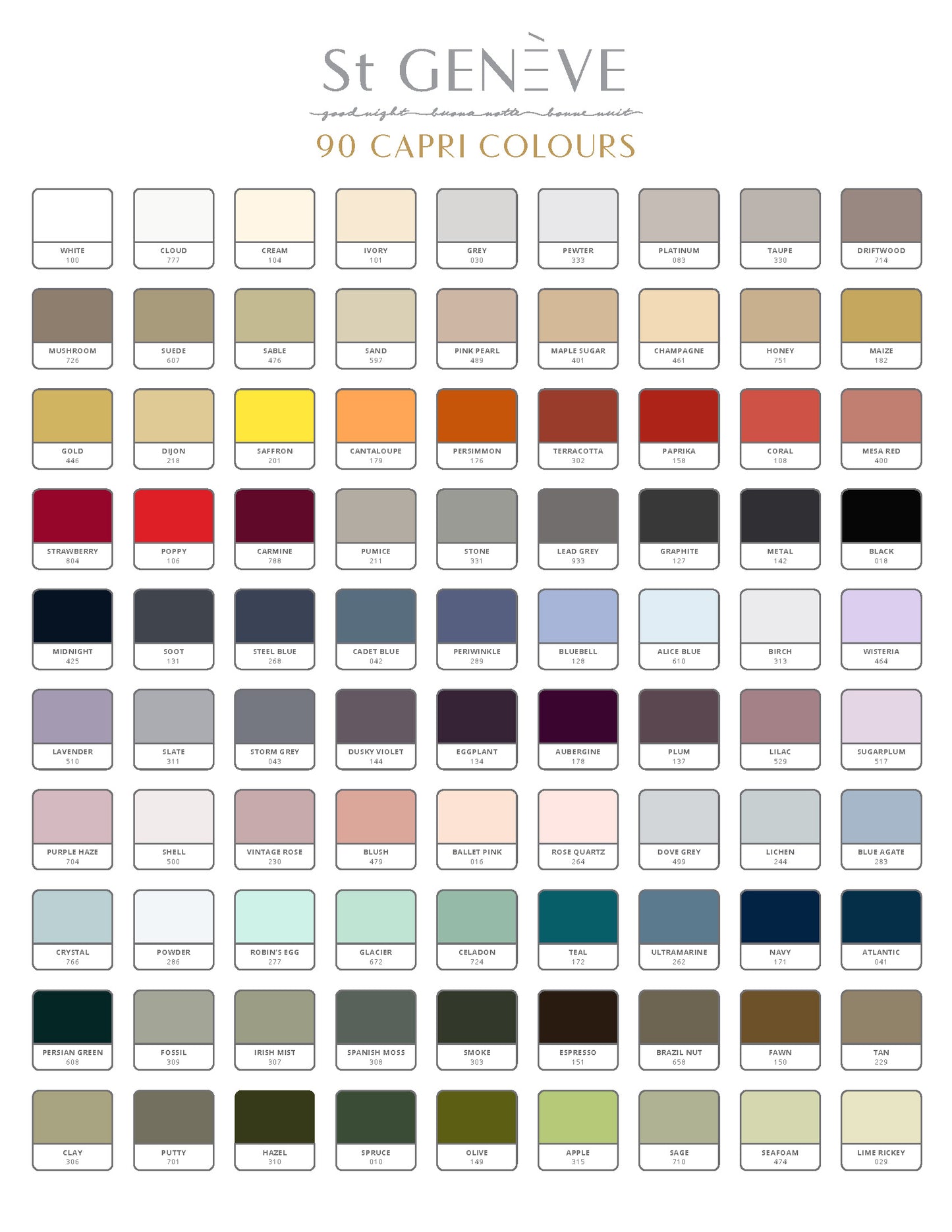 Capri | Duvet Cover | Sateen | 16 Colours
